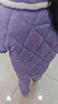 紫色花語(yǔ)【加絨加厚夾棉】秋冬女童卡通睡衣青少年家居服保暖紫色160 曬單實(shí)拍圖