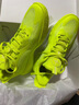 李寧（LI-NING）兒童籃球鞋專(zhuān)業(yè)運動(dòng)鞋男中大童6-12歲青少年新款風(fēng)影回彈防滑童鞋 熒光果酸綠 【青少年專(zhuān)業(yè)籃球鞋】 37 （內長(cháng)約24.2cm適合腳長(cháng)23.2cm） 曬單實(shí)拍圖