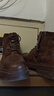 公牛世家【張若昀同款】馬丁靴男真皮2025秋冬新款高幫英倫風(fēng)工裝靴子男 曬單實(shí)拍圖