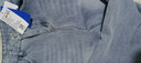 真維斯牛仔褲女冬季加絨加厚百搭高腰顯瘦直筒褲女淺藍加絨M 曬單實(shí)拍圖