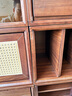 月影梳桐 黑胡桃木書(shū)柜矮柜落地書(shū)架格子置物架多功能組合柜電視柜收納柜 隔斷柜 黑胡桃木 曬單實(shí)拍圖