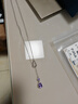 金六福吉祥S925純銀紫水晶葫蘆項鏈女福祿鎖骨鏈輕奢風(fēng)吊墜新年禮物送女友 曬單實(shí)拍圖