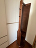 致典全實(shí)木旋轉衣帽架黑胡桃木落地全身鏡現代簡(jiǎn)約穿衣鏡掛衣架一體 旋轉穿衣鏡【出口專(zhuān)用】 曬單實(shí)拍圖