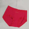 恒源祥本命年內褲女純棉無(wú)痕莫代爾新年春季新款大紅色蛇年結婚禮物三角 純棉中腰純棉襠鴻運當頭 M 160/80-100斤 曬單實(shí)拍圖