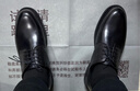 金利來(lái)（Goldlion）【春夏煥新】男鞋商務(wù)正裝皮鞋宴會(huì )舒適德比鞋G521330064AAA黑42 曬單實(shí)拍圖