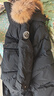 波司登極寒鵝絨羽絨服男女情侶同款冬季加厚超長(cháng)款大毛領(lǐng)保暖外套 曬單實(shí)拍圖