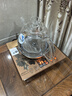 金灶（KAMJOVE）涌泉式全自動(dòng)上水電熱水壺 0.8L玻璃燒水壺 智能保溫恒溫電茶壺 H7 曬單實(shí)拍圖