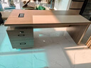 舒炫（SHUXUAN）辦公桌老板桌辦公室現代簡(jiǎn)約辦公家具單人大班臺總裁經(jīng)理主管桌 曬單實(shí)拍圖