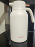 蘇泊爾（SUPOR）保溫壺大容量家用熱水壺316L不銹鋼熱水瓶按壓式辦公室暖壺開(kāi)水瓶 柔光白-2L【升級316L不銹鋼】 曬單實(shí)拍圖