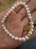 六福珠寶 珍珠手鏈華光及簡(jiǎn)系列DIY淡水珍珠手串新年禮物女 F87DSB0021 曬單實(shí)拍圖