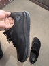 匹克態(tài)極舒行赤足鞋男通勤鞋秋冬防水皮面休閑鞋寬楦健身訓練鞋 全黑 43 曬單實(shí)拍圖