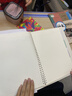文谷（Wengu）a4/60張鏤空活頁(yè)本可拆卸橫線(xiàn)本30孔塑料筆記本子文具大本學(xué)生用簡(jiǎn)約記事本 B0191(A4)米色 曬單實(shí)拍圖