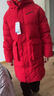雪中飛（SNOWFLYING）兒童羽絨服男童女童冬季新款御寒加厚中大童長(cháng)款羽絨服紅色170 曬單實(shí)拍圖