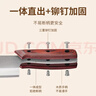十八子作家用不銹鋼菜刀木柄 鋒彩系列刀具 加寬 斬切刀AS1903-L 曬單實(shí)拍圖