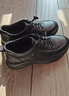 奧康（Aokang）奧康男鞋透氣休閑皮鞋商務(wù)休閑鞋舒適百搭厚底運動(dòng)鞋 黑色42  曬單實(shí)拍圖
