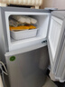 奧克斯小冰箱家用小型迷你冷藏冷凍兩用出租房宿舍用節能省電寢室辦公室電冰箱 【節能省電】156銀色【高效保鮮 銅管速冷】42L 曬單實(shí)拍圖