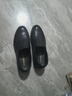 老人頭（LAORENTOU）商務(wù)休閑皮鞋男春秋季透氣軟底牛皮正裝婚禮鞋爸爸鞋 A90192 黑39 曬單實(shí)拍圖