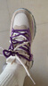 達芙妮厚底老爹鞋女2026春季新款紫色女鞋子松糕鞋小個(gè)子增高運動(dòng)鞋女 曬單實(shí)拍圖