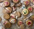 糖霜餅干圣誕節手工裱花曲奇姜餅人幼兒園兒童卡通零食小禮品禮物 圓形小裱花(500克) 曬單實(shí)拍圖