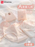 FitonTon5條內褲女全純棉7A抑菌少女內褲中腰初中生青春期女孩透氣三角褲 曬單實(shí)拍圖