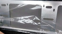 汽車(chē)用新交規鋁合金車(chē)牌架防盜牌照框改裝架車(chē)牌邊框套不銹鋼通用 防掰-【雙層插入式】- 藍牌-銀色1對送防震墊+螺 曬單實(shí)拍圖