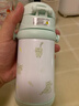膳魔師（THERMOS）母嬰萌寵系列兒童小學(xué)生小童上學(xué)杯316L不銹鋼吸管保溫杯400ml 曬單實(shí)拍圖