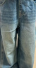 左西女童牛仔褲兒童彎刀褲春裝褲子2026新款女孩大童長(cháng)褲 牛仔色 160 曬單實(shí)拍圖