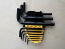 得力（deli）發(fā)黑防銹高硬度內六角扳手套裝六邊形六棱角扳手組合9件套裝  曬單實(shí)拍圖