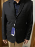 羅蒙西服男士商務(wù)彈力工裝休閑單西外套夾克正裝職業(yè)裝上衣小西裝結婚 曬單實(shí)拍圖