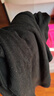 保暖磨毛莫代爾打底衫女士長(cháng)袖t恤加厚春秋冬內搭半高領(lǐng)上衣8011 黑色【磨毛保暖】莫代爾棉 2XL 參考125-140斤 曬單實(shí)拍圖