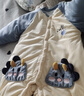 婧麒（JOYNCLEON）嬰兒棉服冬裝加厚保暖男女寶寶連體衣冬季新生嬰幼兒衣服夾棉 可愛(ài)小龍 100cm 曬單實(shí)拍圖