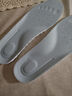 苛威適配鴻星爾克鞋墊男款吸汗防臭透氣減震女踩屎感超軟跑步運動(dòng)氣墊 運動(dòng)鞋墊-灰面白底-1雙 37碼 -38碼 可裁剪 曬單實(shí)拍圖