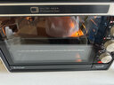 長(cháng)帝（changdi）32PD白色/黑色家用多功能烤肉烘焙家電小烤箱 32L容量 搪瓷內膽 上下管獨立控溫 黑色32PD（黑色面板，金色機身） 32L 曬單實(shí)拍圖