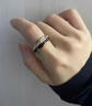戚小米[刻字]鈦鋼戒指男潮嘻哈小眾男生單身食指環(huán)戒可轉動(dòng)不掉色尾戒 默認發(fā)美9號【其他備注】 曬單實(shí)拍圖