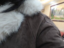 花花公子（PLAYBOY）品牌2026秋冬新款大毛領(lǐng)機車(chē)短款仿狐貍毛皮草外套女爆款派克服款 棕咖色 8732 L  80-110 曬單實(shí)拍圖