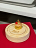 潮宏基 生日蛋糕黃金擺件足金5D硬金生日快樂(lè )擺飾收藏禮物 計價(jià)新年禮物 足金擺件(配玻璃罩） 4.2克 曬單實(shí)拍圖