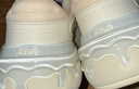 斐樂(lè )（FILA）官方女鞋CARROT摩登板鞋春新款蘿卜鞋休閑運動(dòng)鞋 古白色/初雪白-AA 37.5 曬單實(shí)拍圖