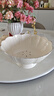 彩致（CAIZHI）水果盤(pán)零食盤(pán)家用果盤(pán)客廳干果盤(pán)托盤(pán)高腳瀝水花瓣形奶白色CZ6365 曬單實(shí)拍圖