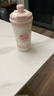 oktp可愛(ài)雙飲保溫杯學(xué)生女高顏值316帶吸管水杯咖啡杯子水壺生日禮物 粉色410ml【帶茶漏+贈蝴蝶結】 曬單實(shí)拍圖