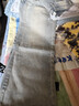 美特斯邦威牛仔褲男潮流復古直筒褲時(shí)尚黃泥做舊寬松闊腿長(cháng)褲 曬單實(shí)拍圖