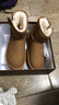 駱駝（CAMEL）雪地靴女時(shí)尚保暖棉鞋套筒厚底面包鞋 L24W275655 駝色 38  曬單實(shí)拍圖