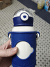 天喜（TIANXI）水杯兒童保溫杯上學(xué)用食品級保溫吸管杯子男女孩小學(xué)生喝水杯 宇航員-藍色 500ml 曬單實(shí)拍圖