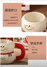 創(chuàng  )意圣誕陶瓷杯卡通雪人馬克杯送禮大容量水杯圣誕節禮物高顏值 紅色+禮盒裝 曬單實(shí)拍圖