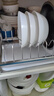 收納小型碗碟架架304層單層碗盤(pán)簡(jiǎn)易臺面碗窄款放柜內不銹鋼1瀝水 碗碟組合架-304不銹鋼材質(zhì) 曬單實(shí)拍圖