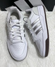 adidas ENTRAP美式校園風(fēng)運動(dòng)少年感復古籃球風(fēng)板鞋男女阿迪達斯 白色/暗銀金屬/樹(shù)脂黃   37 曬單實(shí)拍圖