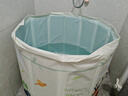 馬博士?jì)和菰柰皨雰河斡就翱烧郫B游泳池沐浴家用寶寶洗澡盆泡浴桶綠色 曬單實(shí)拍圖