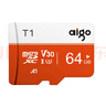 愛(ài)國者（aigo）64GB TF（MicroSD）存儲卡 U3 A1 V30 4K 監控攝像頭 行車(chē)記錄儀專(zhuān)用高速內存卡 T1 讀速100MB/s  曬單實(shí)拍圖