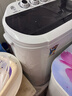 小鴨2.5公斤雙缸小型半自動(dòng)迷你洗衣機 嬰兒小洗衣機 家用洗衣機雙桶小型洗脫一體 雙缸 不銹鋼內桶款 曬單實(shí)拍圖