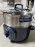 蘇泊爾（SUPOR）電蒸鍋 電煮鍋家用多功能電鍋早餐蒸玉米包子鍋電火鍋13L大容量不銹鋼蒸鍋ZN26YK885 曬單實(shí)拍圖