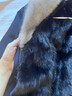 花菜豆豆派克服女冬季新款加厚水貂皮內膽可拆卸海寧皮草尼克服外套中長(cháng)款 藏青色 兔毛袖 XL 121-130斤 曬單實(shí)拍圖